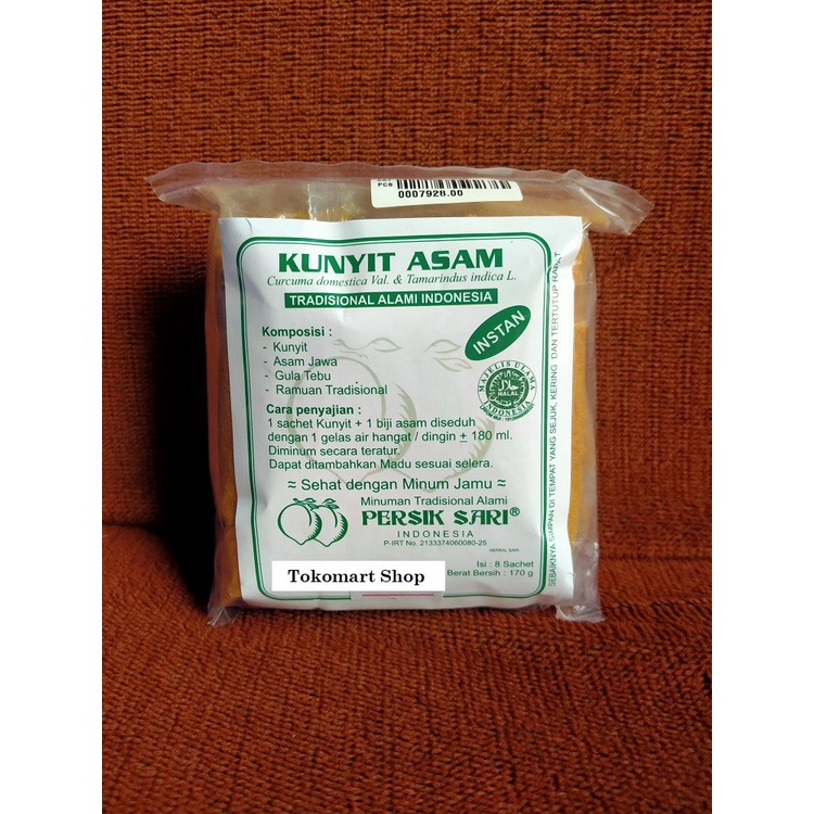 KUNYIT ASAM - Persik Sari - Minuman Herbal Instan Segar Menyehatkan - Kunir Asem