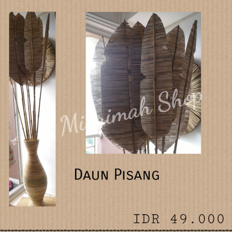 Bunga Kering Daun Pisang Kering Dried Flower