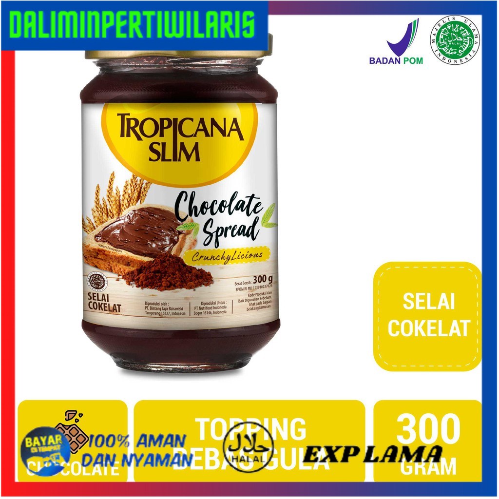 

✨BISA BAYAR DI TEMPAT✨ Tropicana Slim Choco Spread 300 gr TERBATAS [Kode 1|Kode 2|Kode 3|Kode