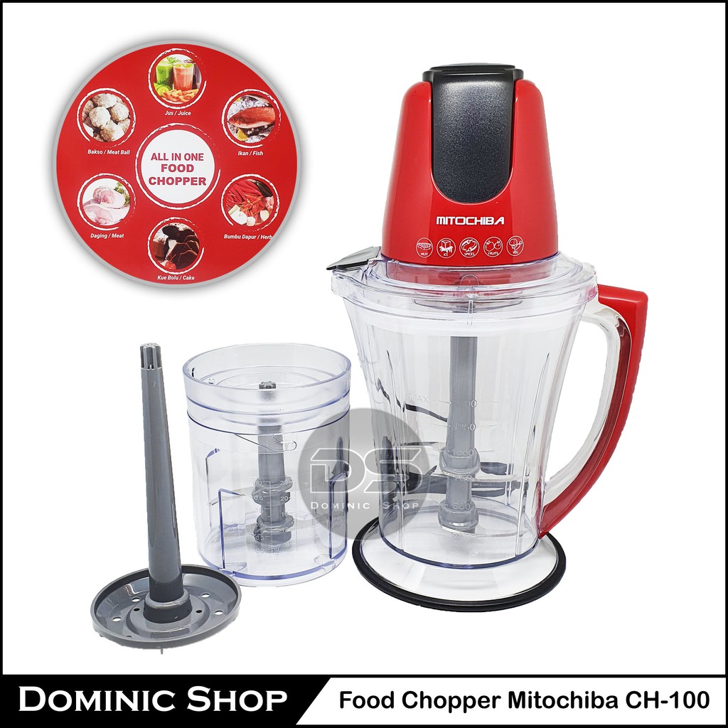 [BEST SELLER] Food Chopper Mitochiba CH-100 / Penggiling Makanan / Food Processor