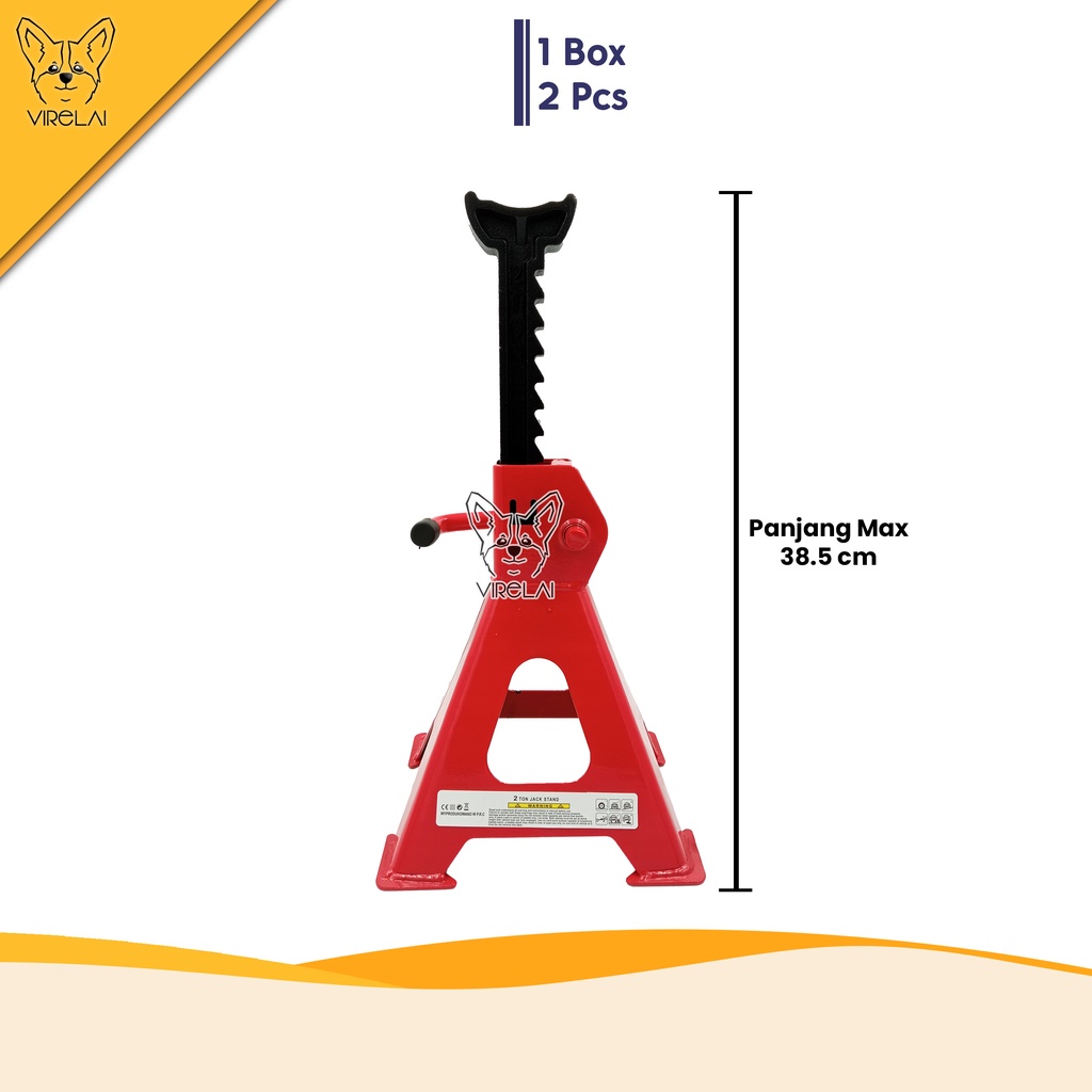 [JACK STAND] Dongkrak Jack Stand 2 / 3 Ton / Penahan Dongkrak