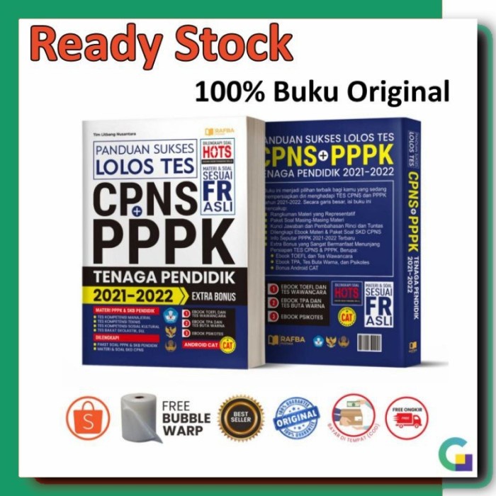 

READY STOCK Buku CPNS 2021 Panduan Sukses Lolos Tes CPNS & PPPK PENDIDIK TERBARU KPL380