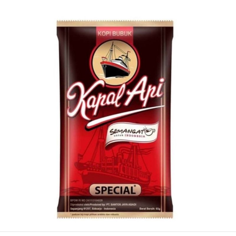 

Kopi Bubuk Kapal Api Special 65gr