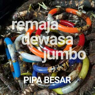 [ASLI] Gelang Anti Sawan Kariango Dlingo Bangle PIPA SEDANG 3/16 inch Bengle Jeringau Bidara Kasumba