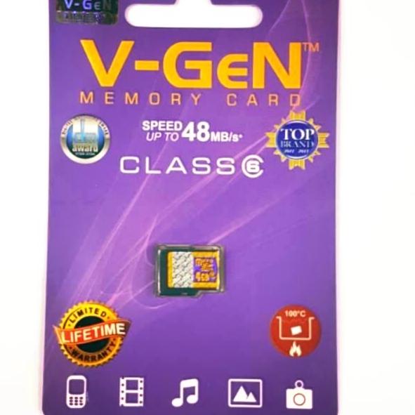V-Gen MicroSD card 4 GB Class 6 kartu memory hp memori hp