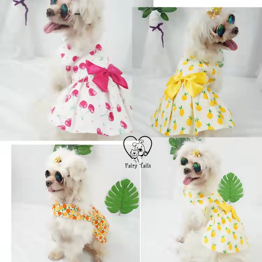 Gaun Pesta Casual Dress Princess Anabul Anjing Kucing / Party Dress Gown for Pet Dog and Cat / Clothes Baju Pakaian Anjing Kucing