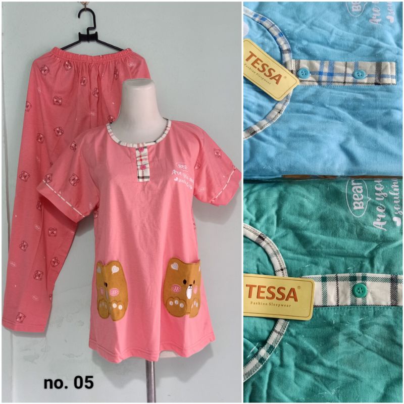 Babydoll TESSA standar cp lengan pendek - sleepwear-4