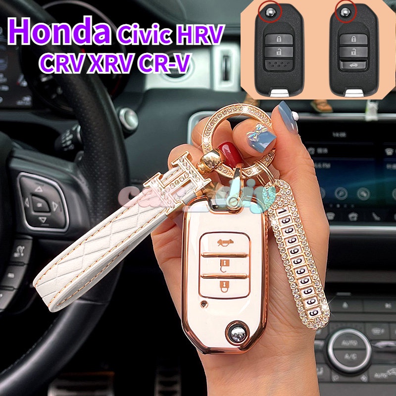 Casing Kunci Mobil Bahan TPU Untuk Honda Civic HRV CRV XRV CR-V Crider Odyssey Pilot