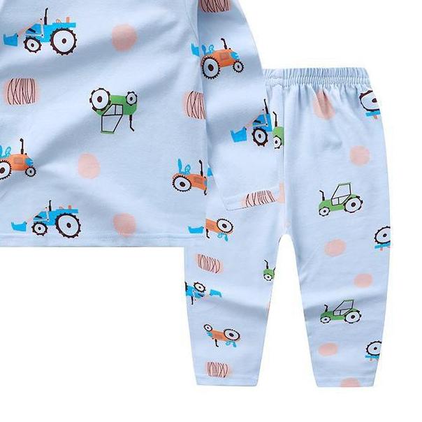 ☋ Goblin♛ PB026 Set Baju Jumper Anak Piyama Pakaian Tidur Fashion Celana Lengan Panjang Import ℮