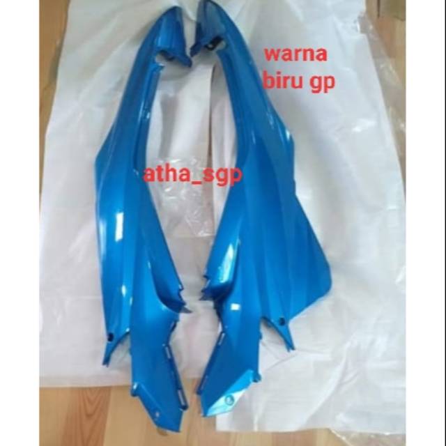 Cover body belakang,box belakang warna biru gp suzuki satria fu facelift bima ori sgp