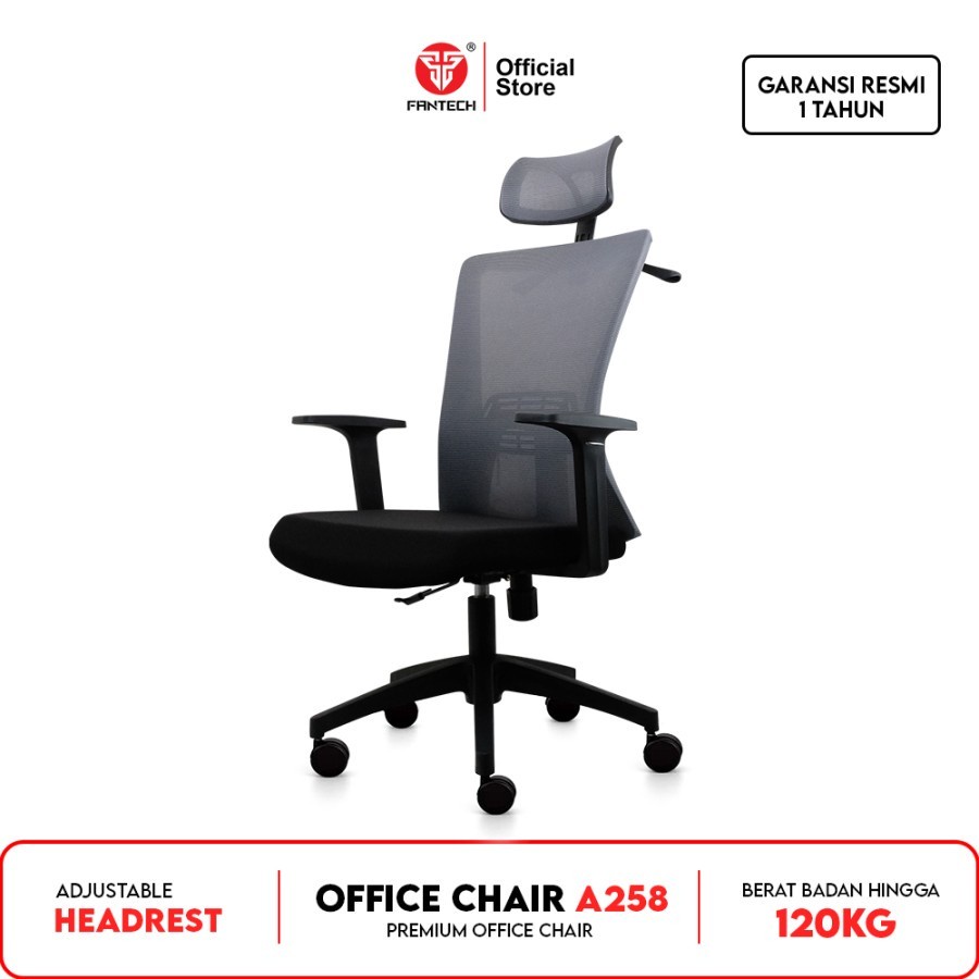 FANTECH OCA258 / OC-A258 KURSI KANTOR PREMIUM OFFICE CHAIR