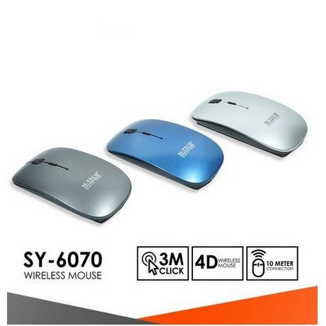 ITSTORE MOUSE SILENT WIRELESS MURAH FLAT OPTICAL 2.4GHz COMPATIBLE FOR LAPTOP KOMPUTER MOUSEPAD