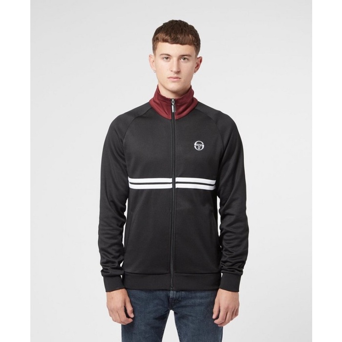 Sergio Tacchini Dallas Tracktop Black Red Exclusive ORIGINAL