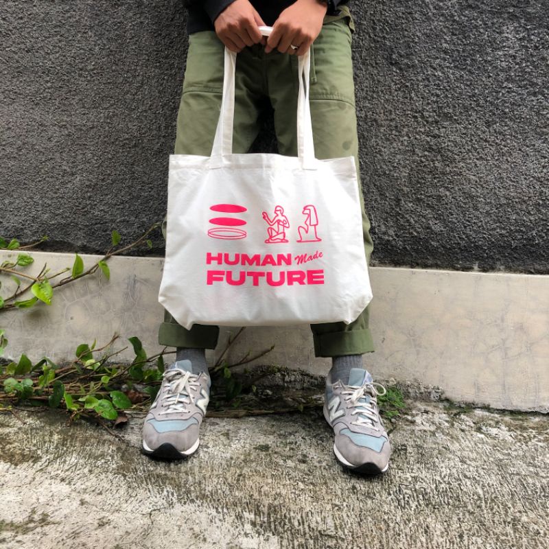 TOTEBAG HumanFuture CASUAL Tote Bag Aesthetic Kekinian Tote bag Landscape Muat Laptop