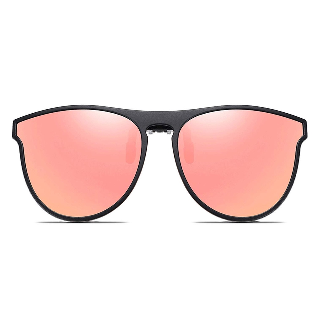 Wonder Kacamata Clip-on Unisex Perlindungan UV Anti Silau Flip Up