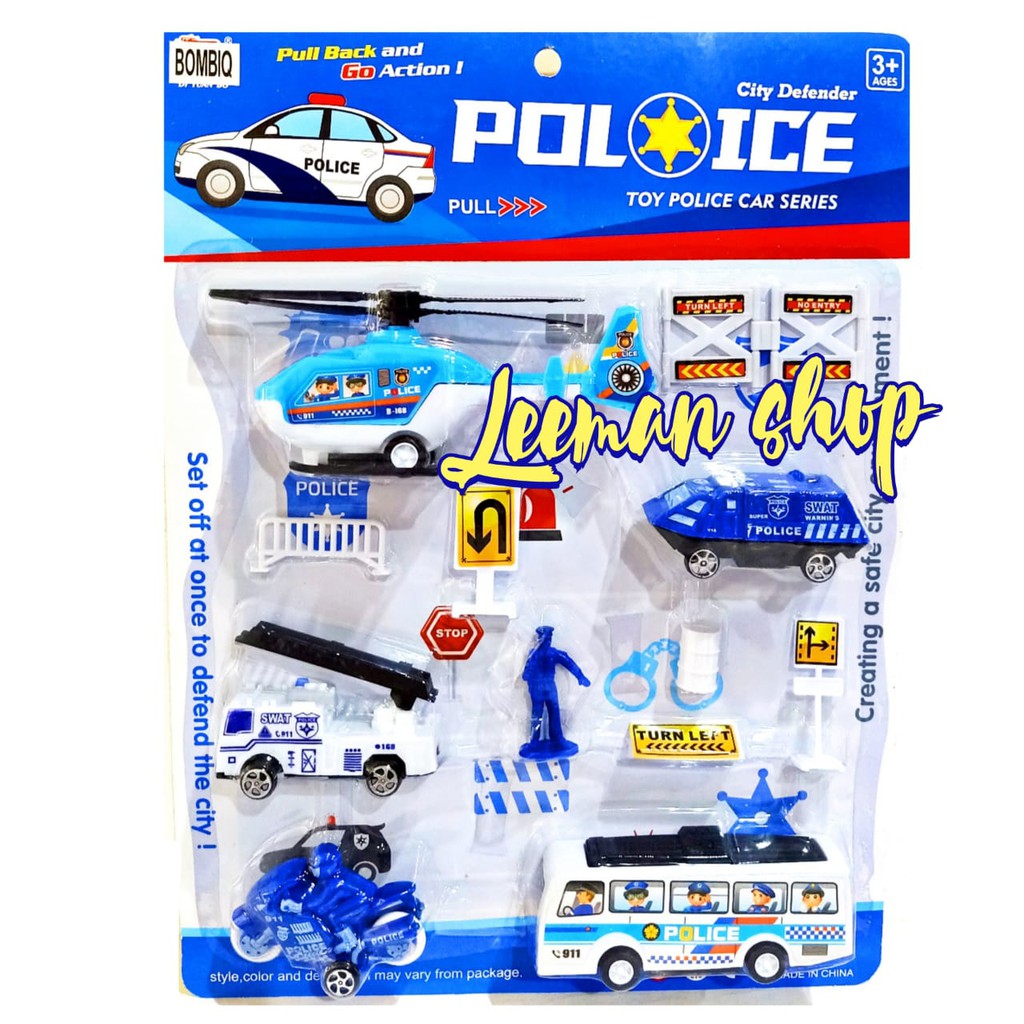 MAINAN MOBIL MOBILAN SET DIECAST POLISI NO DYB168 96H MAINAN MOBIL MOBILAN SET DIECAST POLISI NO DYB168 96H