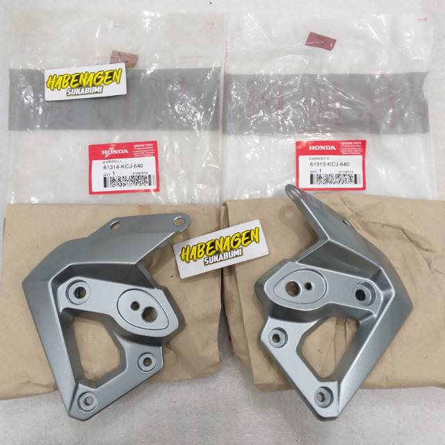 kupingan dudukan lampu depan garnis garnish barong honda tiger revo tirev ori AHM HGP baru kanan kir