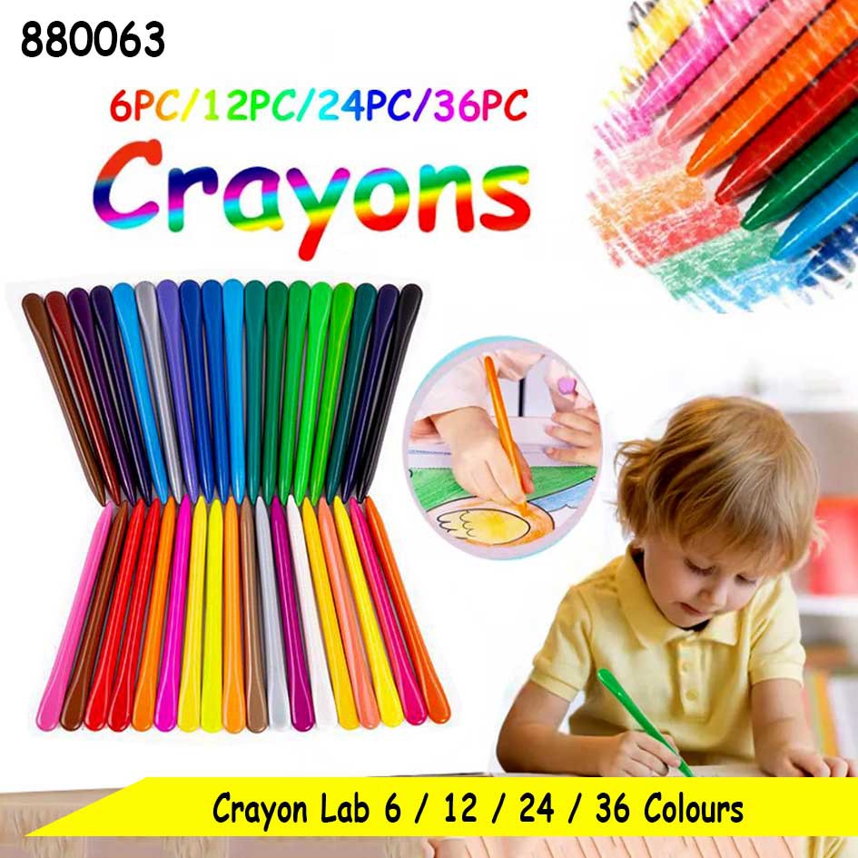 

HIGH QUALITY Crayon Lab Non-Toxic Crayon Triangular Crayon Pensil Gambar Crayon