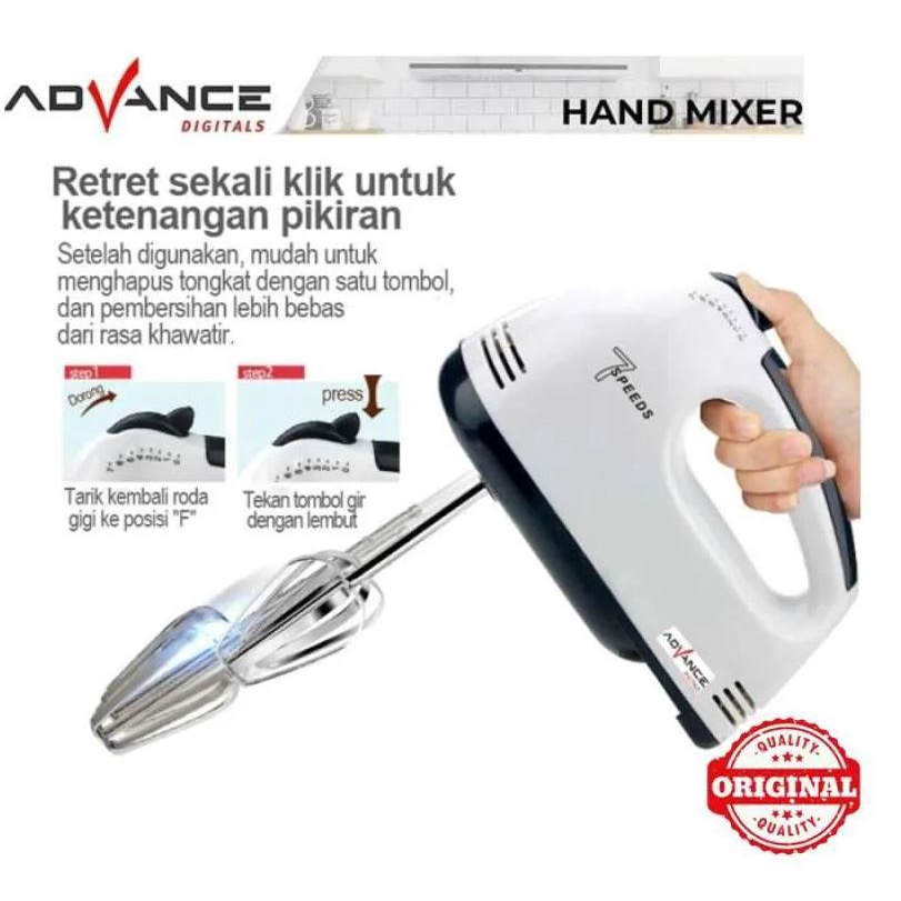 [DEASHOP] MIXER MX133 / HAND MIXER KUE / ALAT PENGADUK ADONAN KUE / MIXER MURAH MERIAH