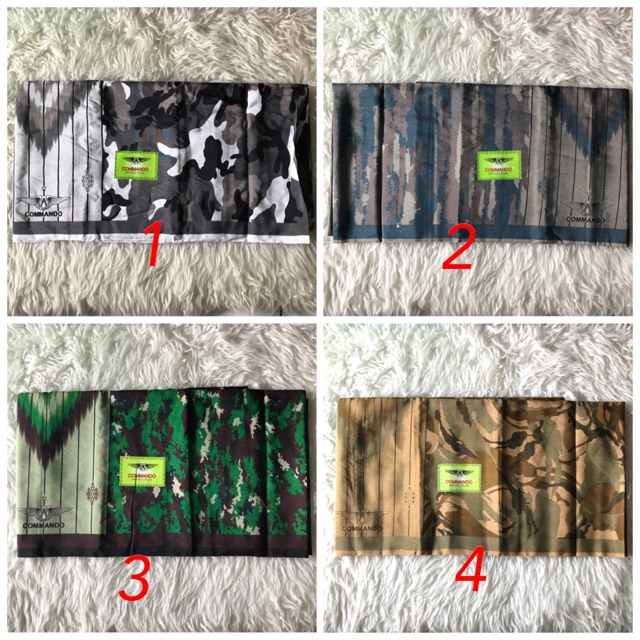 Sarung Loreng - Sarung Sholat Loreng TNI