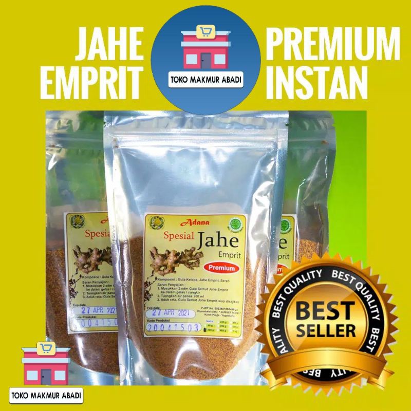 JAHE EMPRIT PREMIUM ALAMI | JAHE EMPRIT SUPER GULA KELAPA SEREH SIAP SAJI 180GRAM