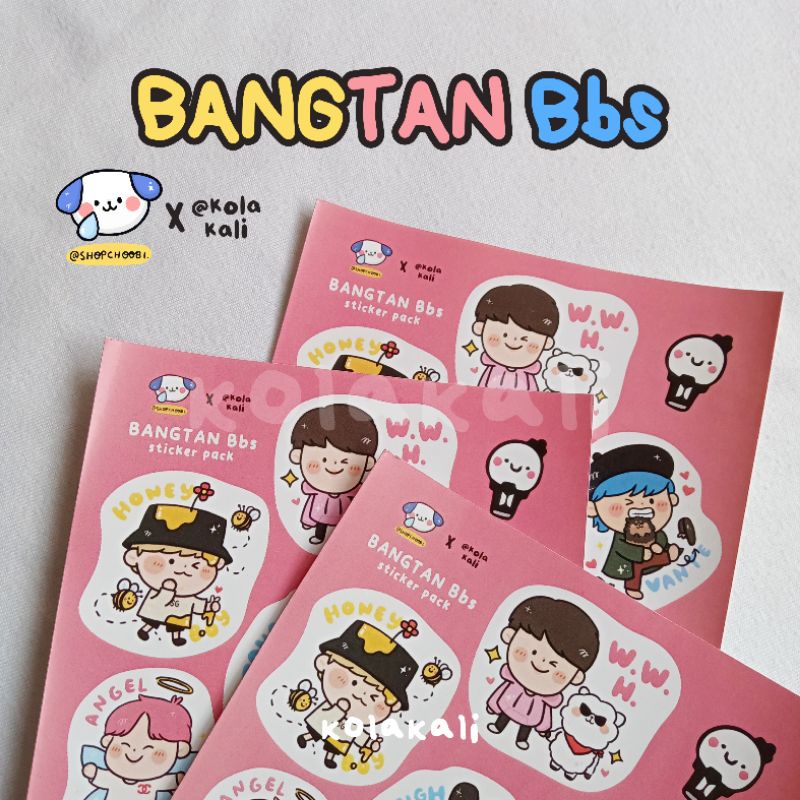 

BANGTAN BBs STICKER SHEET/ STIKER DECO/ STIKER BTS/ STIKER MURAH/ DECO STICKER