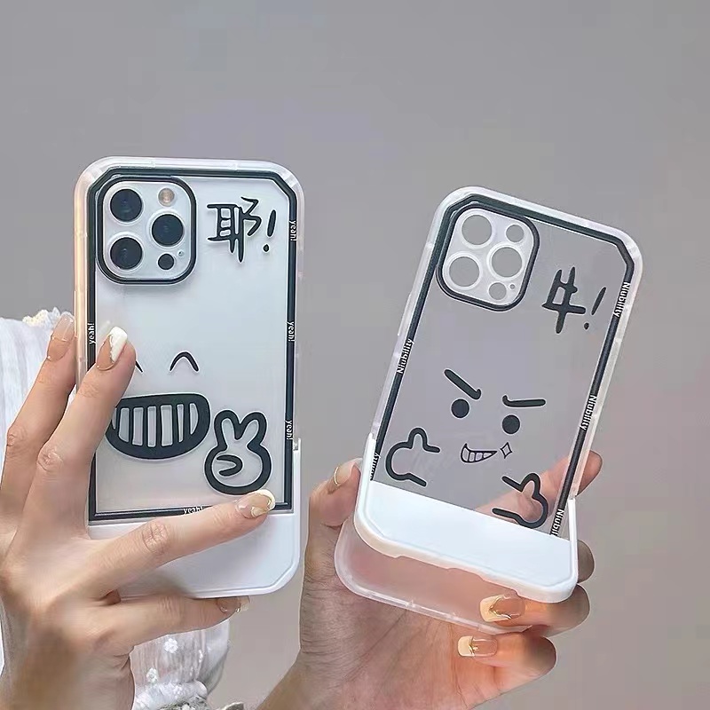 Casing Soft Case TPU Transparan Untuk IPhone 13pro / Mini 12promax / SE2020 / 11 Pro MAX / 6S / 7 / 8plus / X / XS / XR