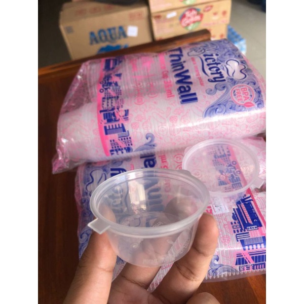 

Thinwall cup 35ml Tempat sauce saos saus