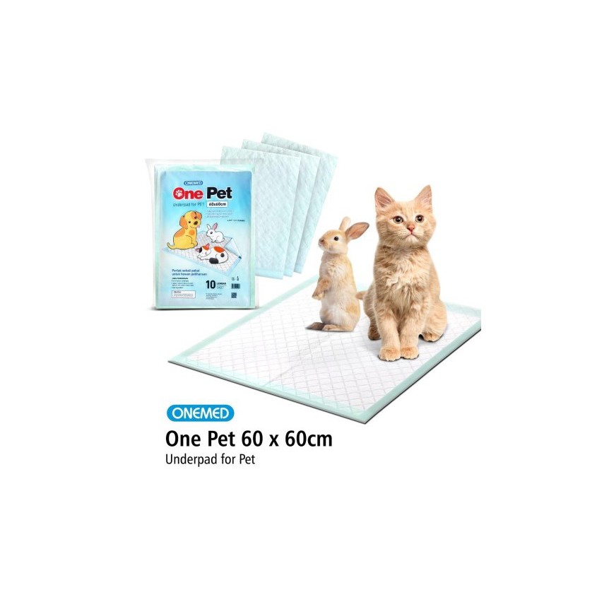 Onemed Underpad Kucing / Underpad Anjing Merk One Pet