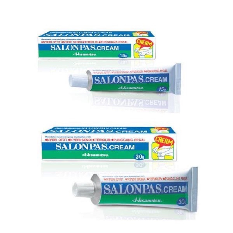 Salonpas Cream Krim Pereda Nyeri Otot Pegal Kesleo Tidak Lengket