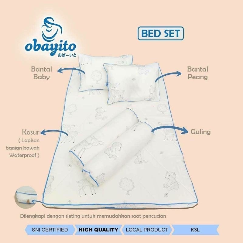 Preloved SET KASUR BAYI / SET BED BABY OBAYITO