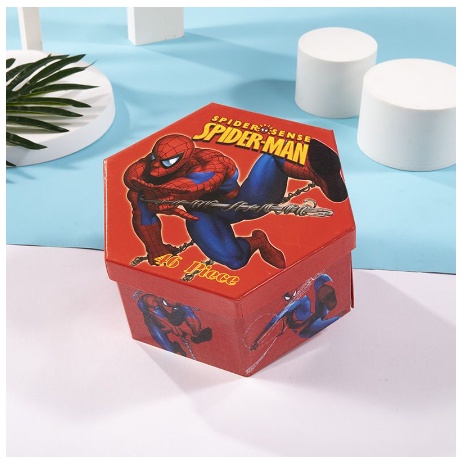 

⚡boyleexashop⚡Pensil warna set 46 pcs kartun Spiderman colour pencils draw crayon set kotak melukis gambar anak-anak sekolah hadiah gift anak