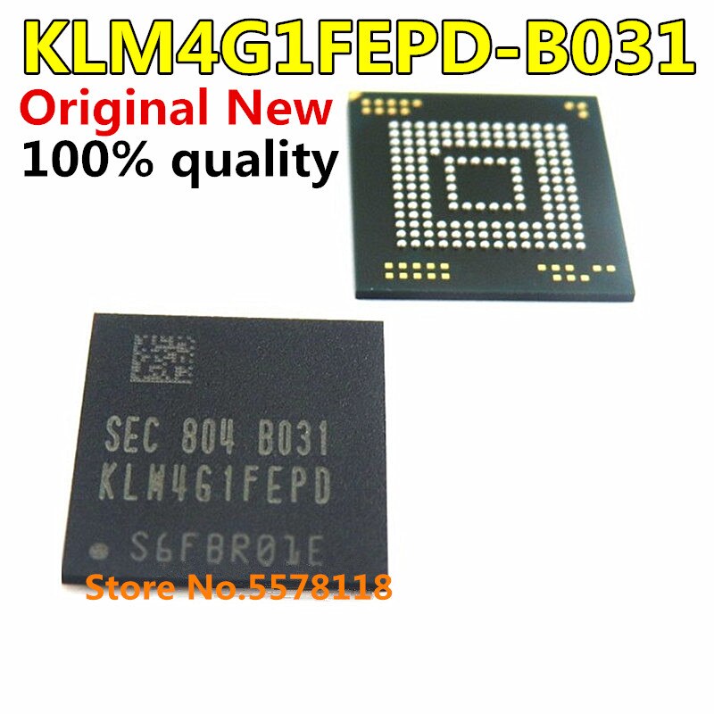 (Ready Stock) 1-10pcs KLM4G1FEPD-B031 KLM4G1FEPD BGA Chipset