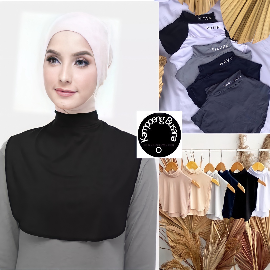 Manset Inner Leher Hijab Dada Wanita Bahan Spandek Rayon Premium Muslimah Muslim Murah Bandung