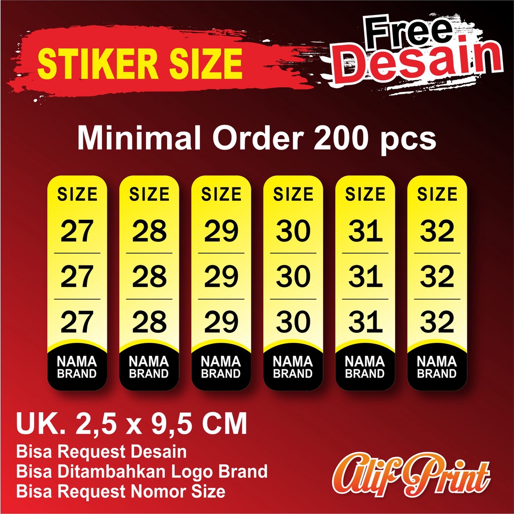 

Stiker Nomor | Stiker Size | Stiker Label | Stiker Hangtag | Stiker Printing