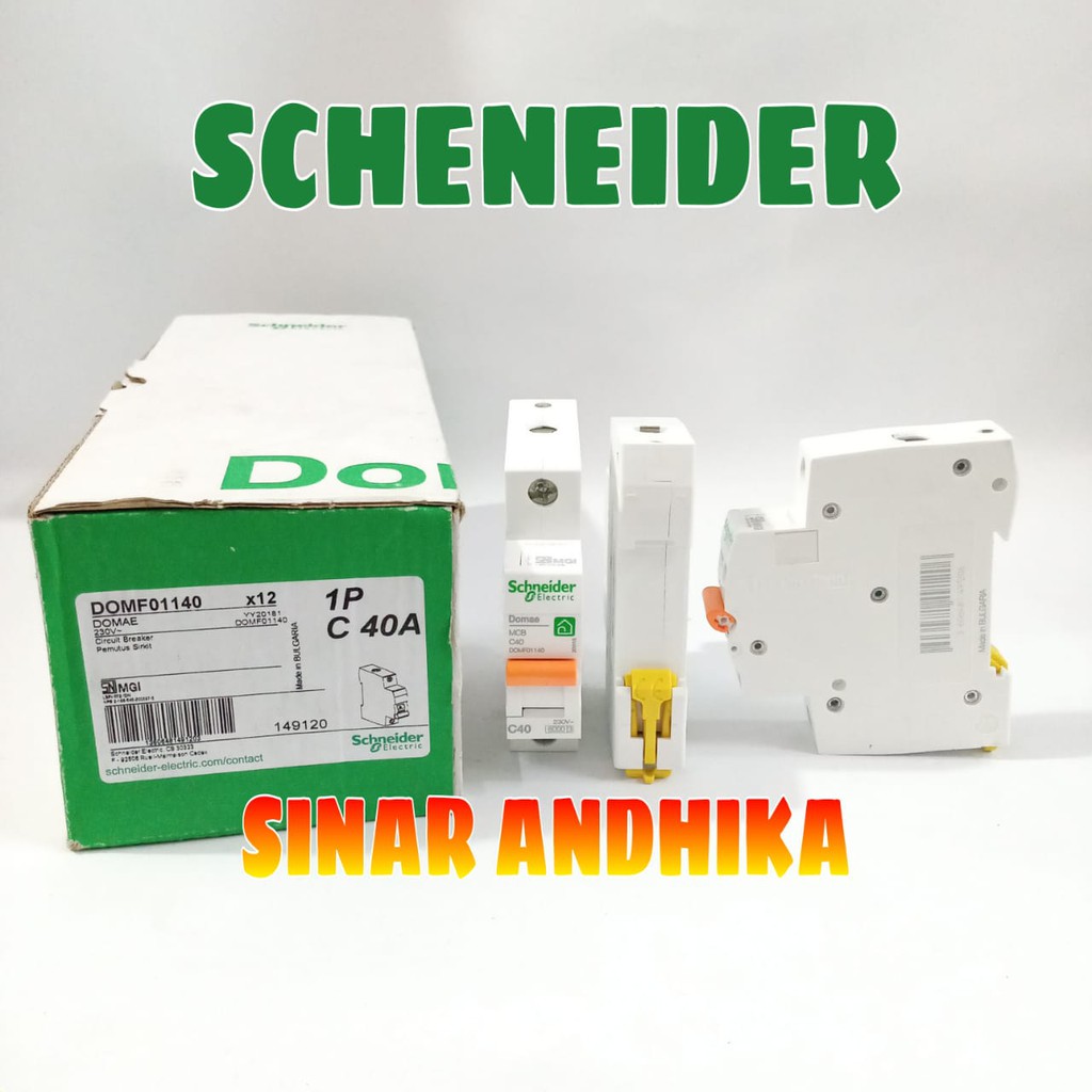 MCB SCHNEIDER DOMAE 1 PHASE 40 AMP