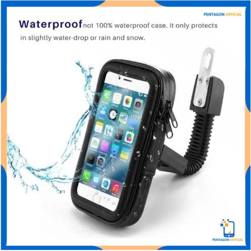 HOLDER HP MOTOR SPION WATERPROOF ANTI AIR PHONE BRACKET MOTOR