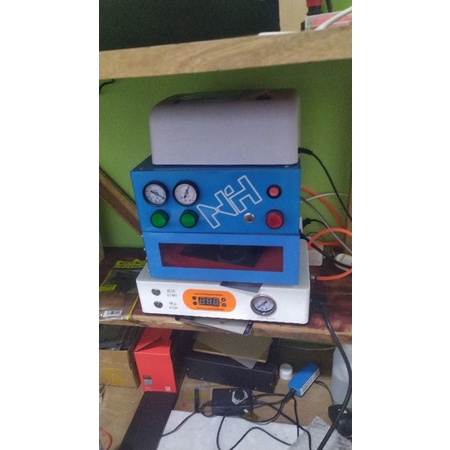 laminating lcd plus vakum normal