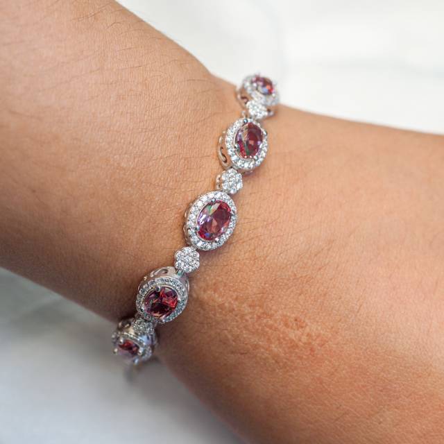 Gelang Zultanite Silver 925 Karat Asli Turki