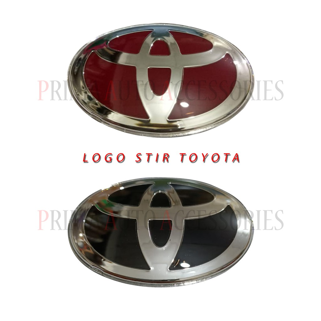 Emblem Logo Mobil TOYOTA Setir / Stir 6,8cm x 4,8cm