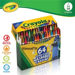 Crayola Original 64 Crayon Perlengkapan Alat Mewarnai Menggambar Murah |  Shopee Indonesia