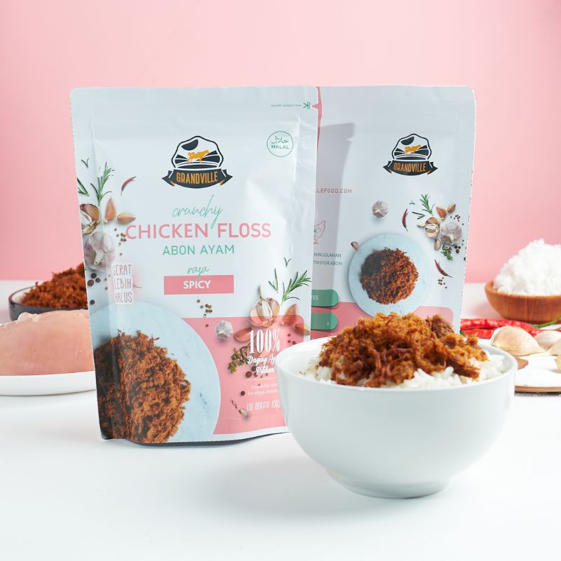 

Grandville Abon Ayam Crunchy Original n Spicy