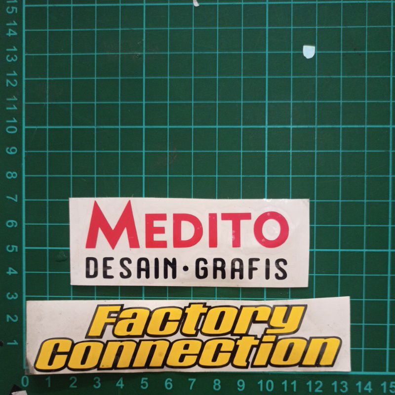 Sticker Cutting FACTORY CONNECTION