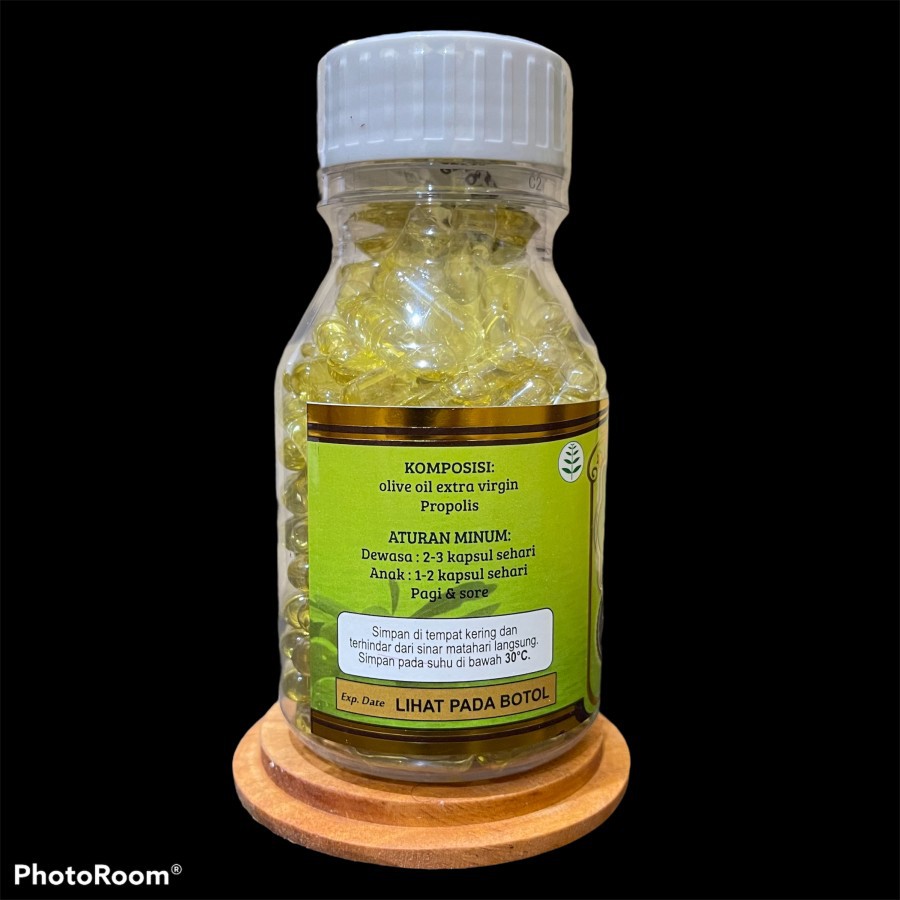 Terbaru!! Minyak Zaitun Isi 200 Kapsul | Kapsul Zaitun Extra Virgin Olive Oil Obat Herbal