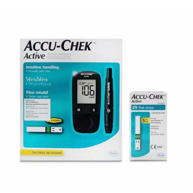 ACCU CHEK ACTIVE METER + 25 STRIP