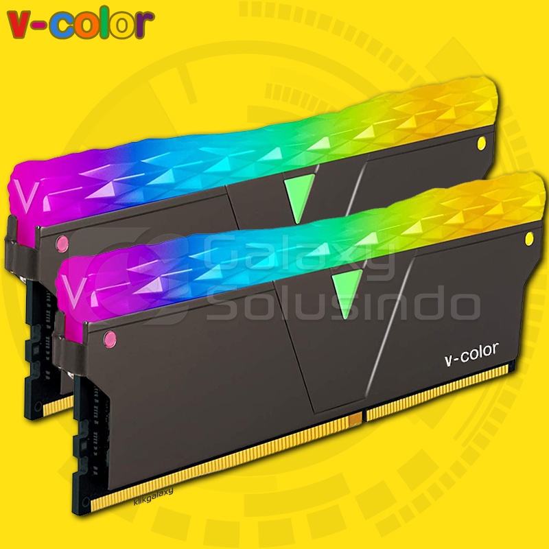 V-COLOR Prism PRO RGB 16GB (2x8) DDR4 3600MHz - Black VCOLOR Memory RAM