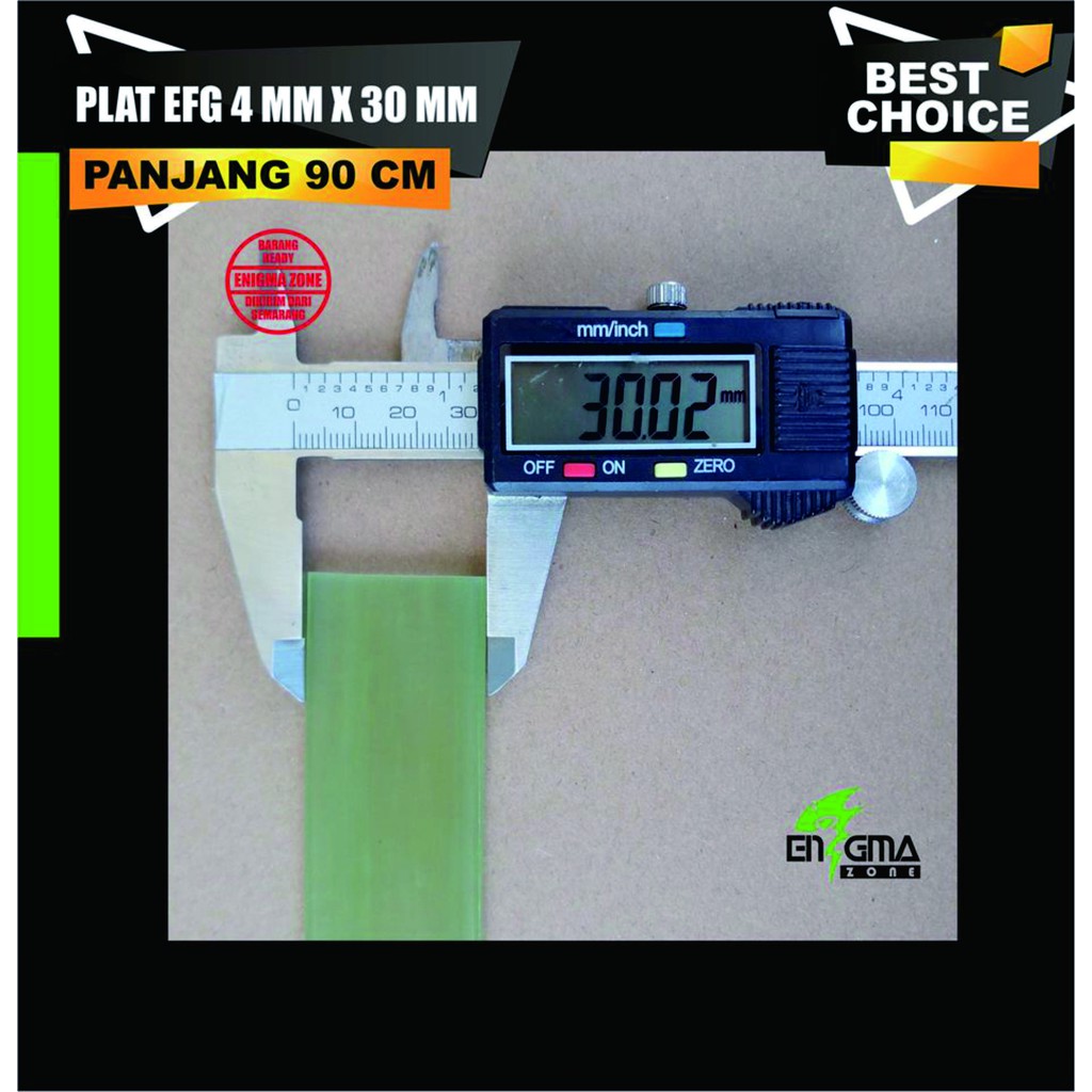 PLAT EFG 4 MM X 30 MM X 90 CM - EFG SUPER IMPOR TRANSPARAN - BUSUR BENDING