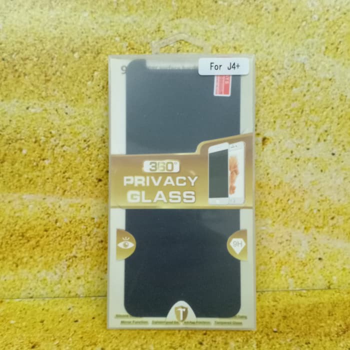 Tempered Glass Spy SAMSUNG J4+ 2018/ J4 PLUS /Anti Gores Kaca Gelap/ ANTI GORES KACA PRIVACY