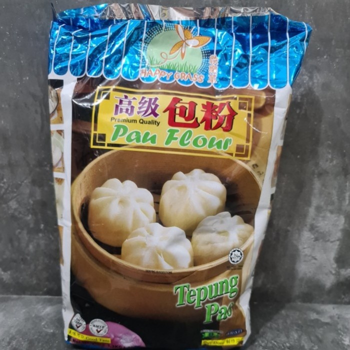 

cs01477 Tepung Pao Happy Grass / Tepung Bakpao / Pau Flour 1,3Kg Da01D100