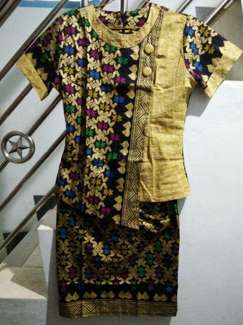 Sarimbit Couple Batik Rok N Blus Wanita Takashimaya Prodo Hitam